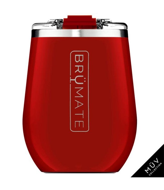 BruMate Uncork'd 14oz Wine Tumbler Cherry