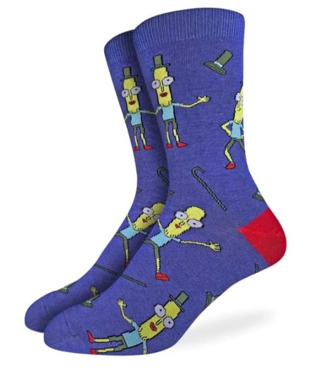 Good Luck Socks Men's Mr. Poopybutthole Socks- Size 7-12