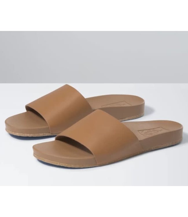 Brown leather vans womens cheap