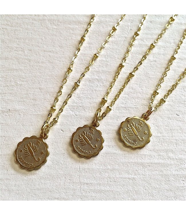 Pika & Bear Zodiac Charm Necklace