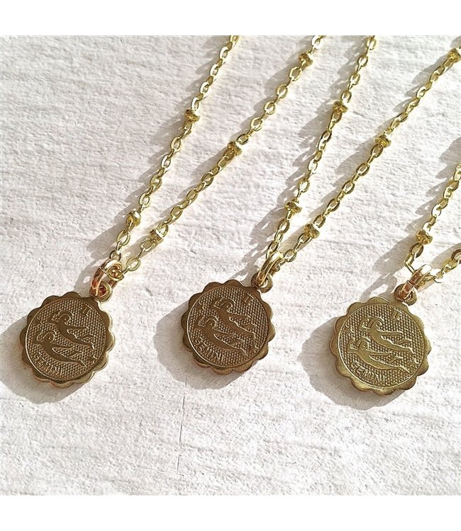 Pika & Bear Zodiac Charm Necklace