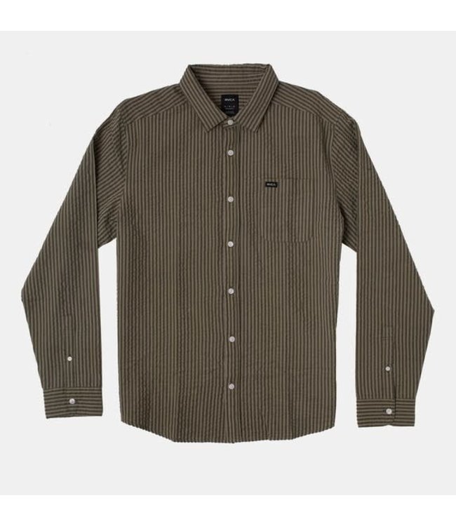 RVCA Men's Endless Seersucker Shirt