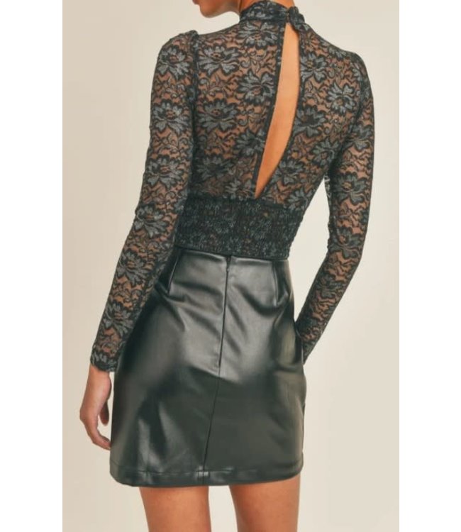 Sage The Label Crescent Lace Bodysuit