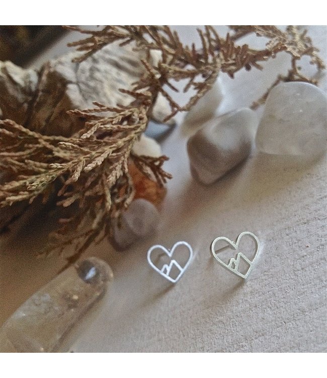 Pika & Bear Burgess Heart of the Mountains Stud Earrings