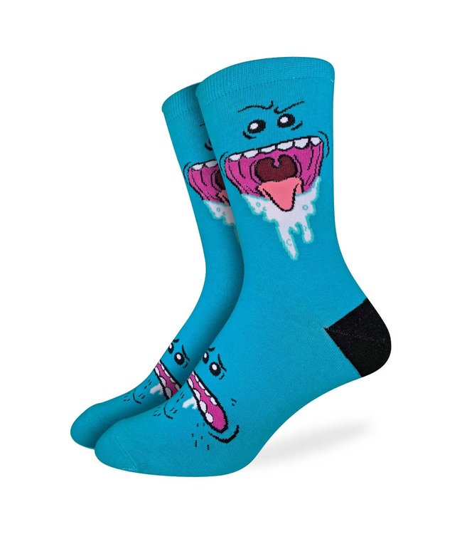 Good Luck Men's Mr. Meeseeks Face Socks - Size 7-12
