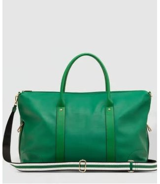 Louenhide Louenhide Alexis Stripe Weekender Bag - Green