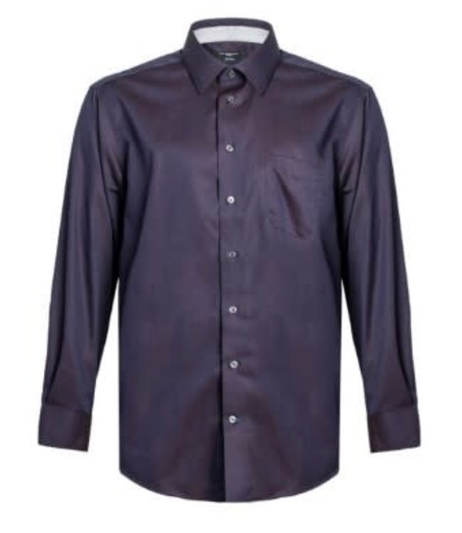 Leo Chevalier Men's Reg Fit Spread Collar Shirt