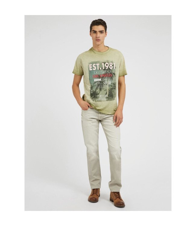 Guess Men's Cold Dye Palm Tee