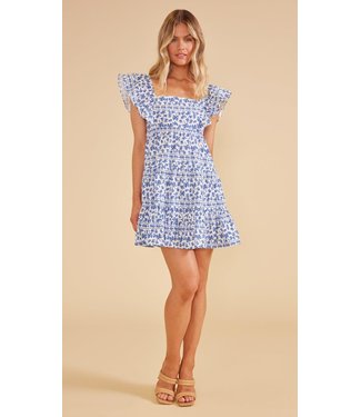 MinkPink Minkpink Ithica Ruffled Mini Dress