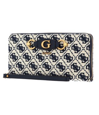 Guess Guess Izzy Cheque Organizer Navy Logo