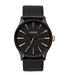 Nixon Nixon Sentry Leather Matte Black/Gold