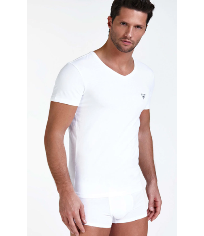 Guess Men's Caleb Hero V Neck T-Shirt