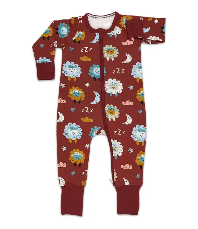 Good Luck Sleepy Sheep Baby Pajamas