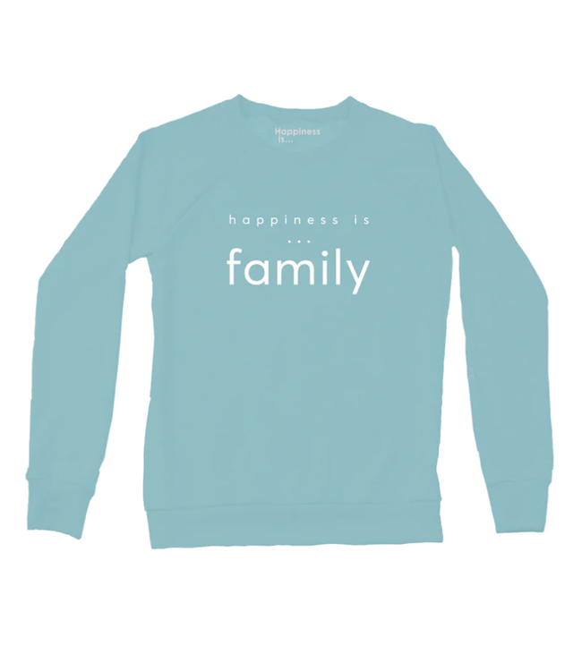 Happiness is Family Crewneck