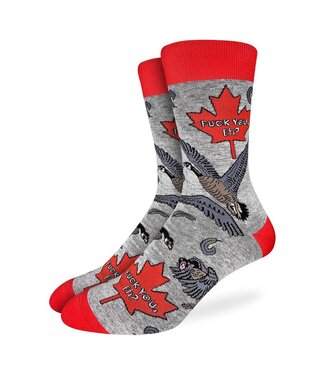 Good Luck Men's Mean Canada Goose Socks - Size 7-12