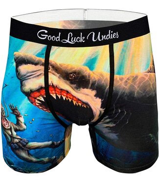 Good Luck Undies Mens Shark Attack