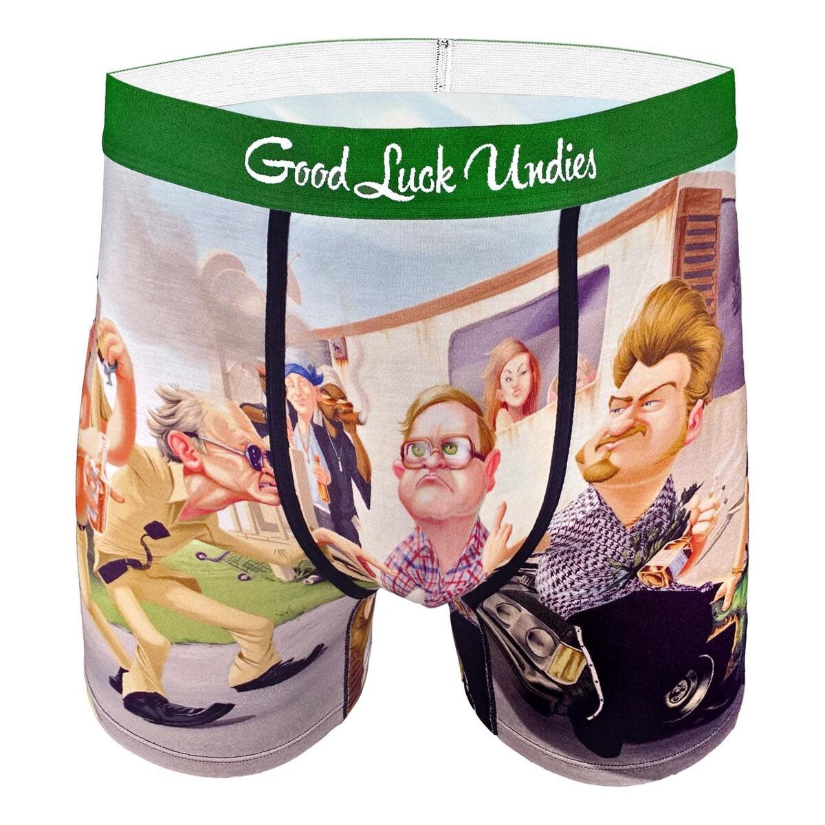 Good Luck Undies Nebula Boxer Brief Underwear No Chafe Anti Roll