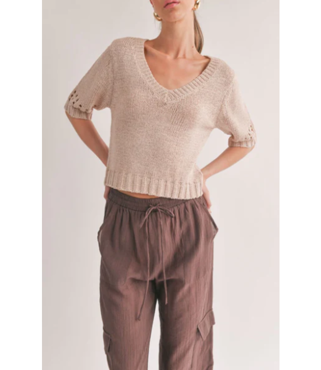 Sage The Label Alora V Neck Sweater