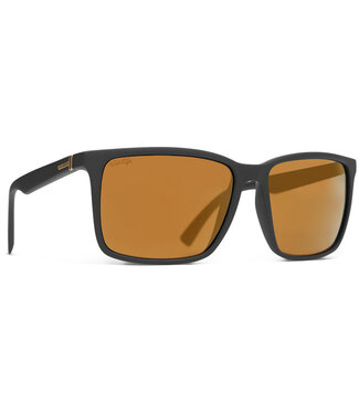 Von Zipper VonZipper Lesmore - Black Satin/Wildlife Gold Flash Polarized