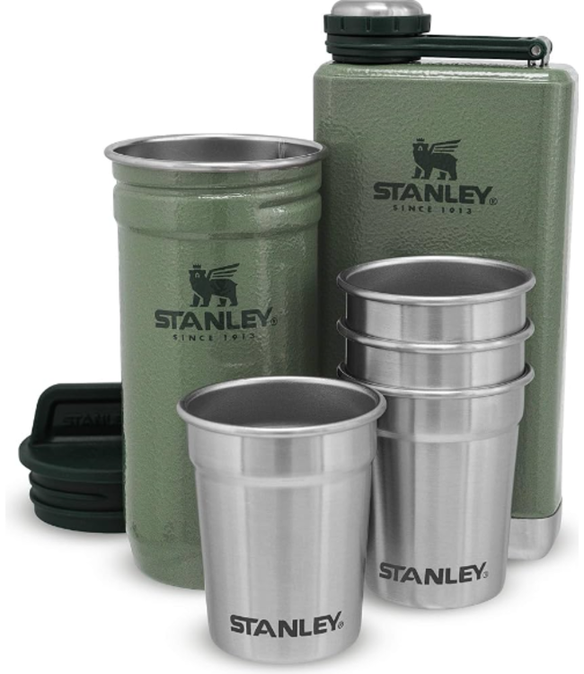 Stanley Adventure Pre Party Shot Glass/Flask Set - Green