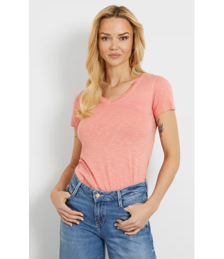 Guess Guess V-Neck Slubby Tee