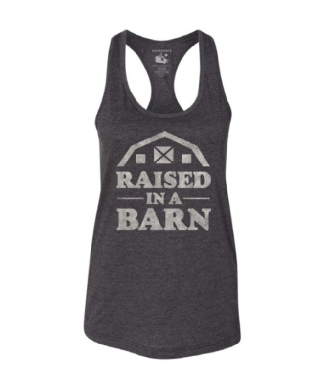 Northbound Raised In A Barn Racerback Tank