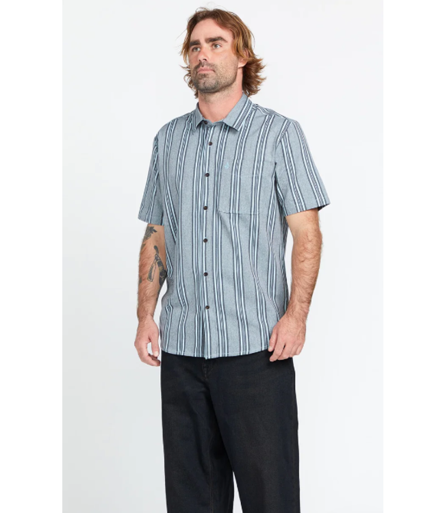 Volcom Men's Newbar Stripe Shirt