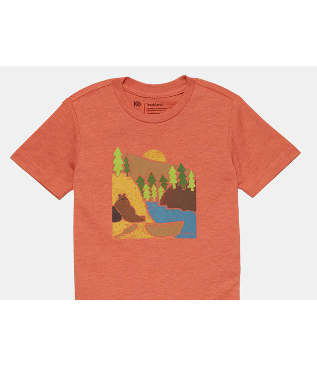 Ten Tree Kid's Sunbathing Bear T-Shirt