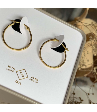 Pika & Bear Pika & Bear "Pecos" 18mm Hoop Earrings - Gold