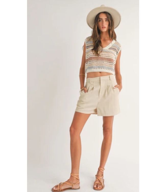 Sage The Label Kerry Pointelle Vest
