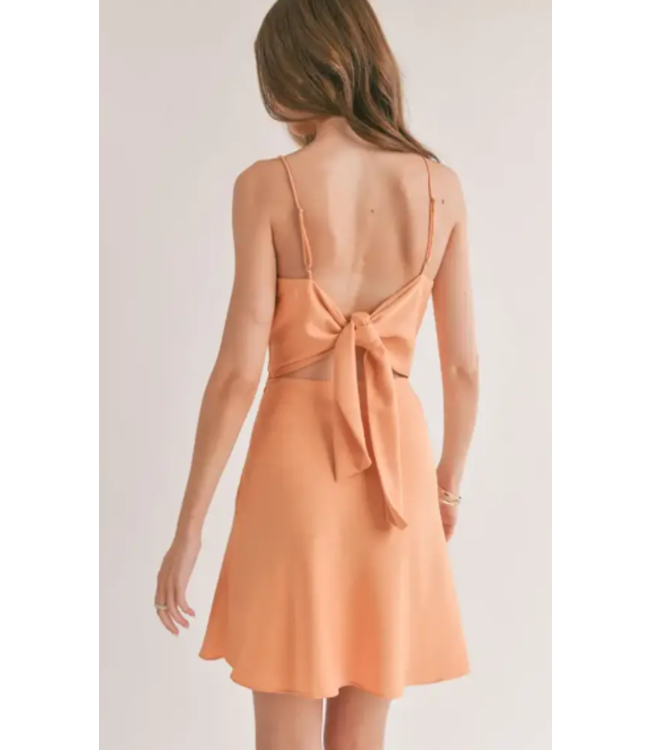 Sage The Label Jess Cowl Tieback Mini Dress