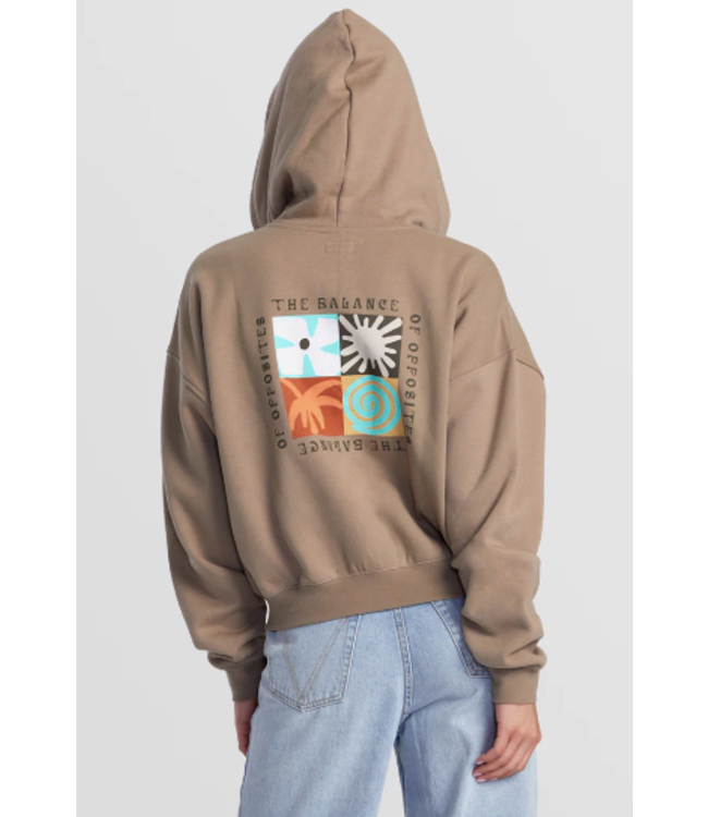 RVCA Women's Court Zip-Up Hoodie