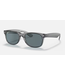 Ray-Ban Ray-Ban New Wayfarer Transparent Grey w/Dark Blue Polar