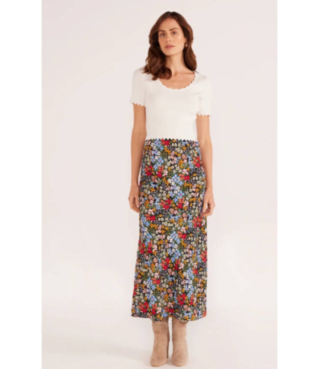 Minkpink Josie Bias Midi Skirt