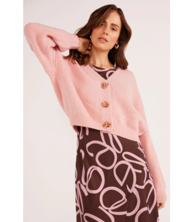 Minkpink Rose Relaxed Knit Cardigan