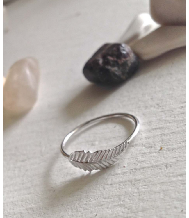 Pika & Bear "Turning a Leaf" Ring