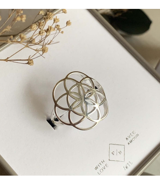 Pika & Bear Pika & Bear "Gaia" Flower of Life Ring