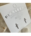 Pika & Bear Pika & Bear "Brute" Dagger Stud Earrings - Silver