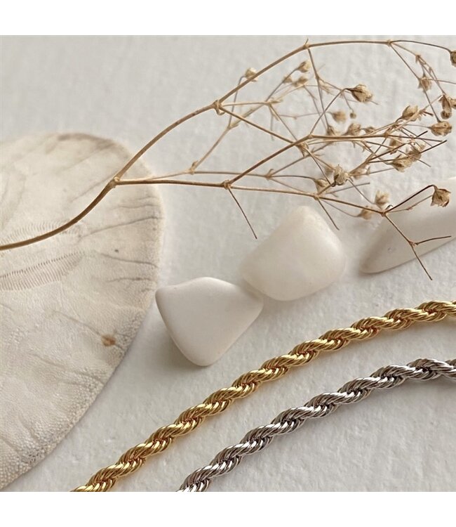 Pika & Bear "Ocnus" Rope Chain in Gold