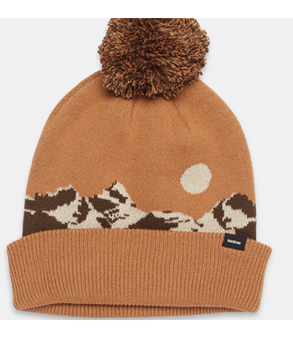 Ten Tree Ten Tree Mountain Scenic Pom Beanie- Camel/Pale Oak