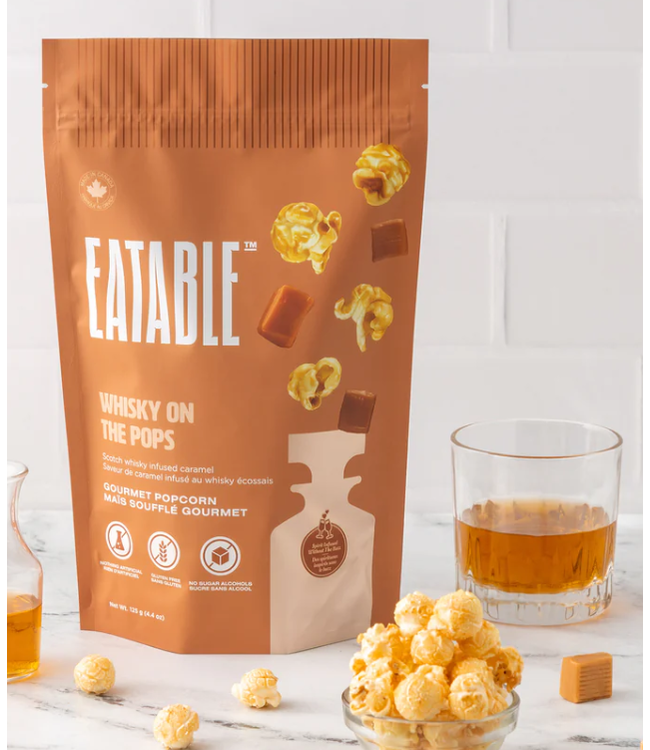 Eatable Gourmet Popcorn 125g - Whisky on the Pops