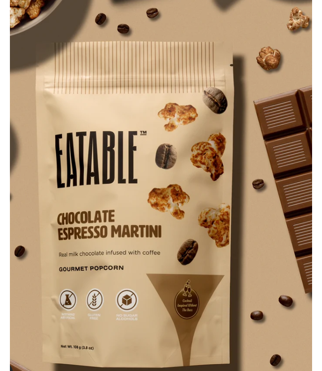 Eatable Gourmet Popcorn 108g - Chocolate Espresso Martini