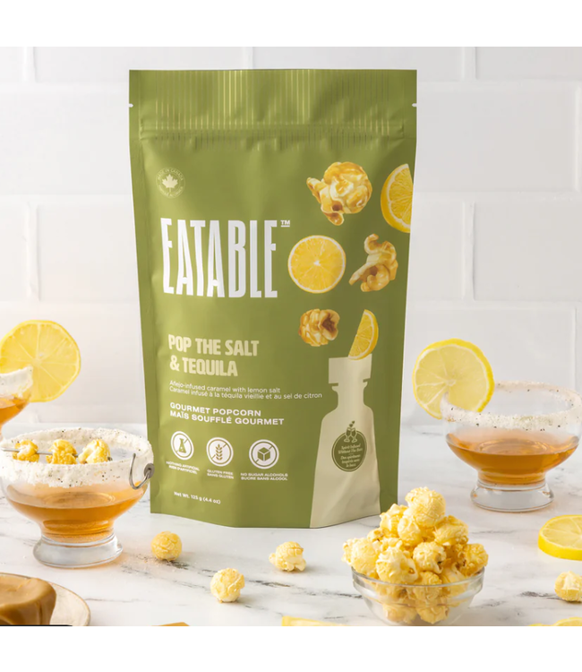 Eatable Gourmet Popcorn 125g - Pop the Salt & Tequila