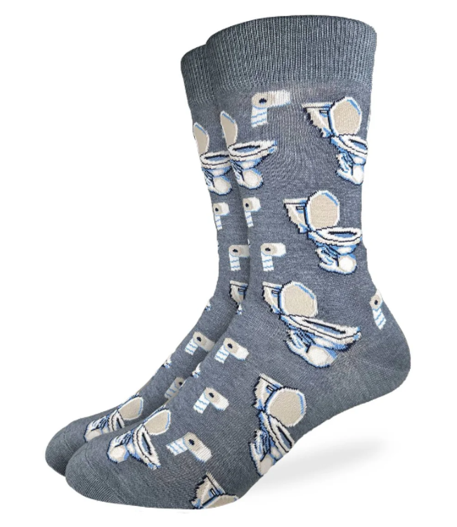 Good Luck Men's Toilet Socks - Size 7-12