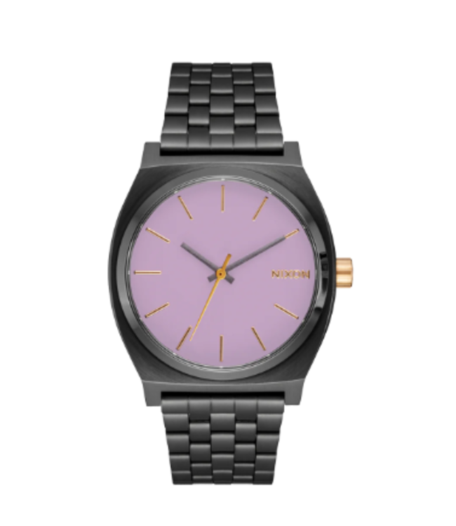 Nixon Medium Time Teller Light Gunmetal/Lavender/Gold
