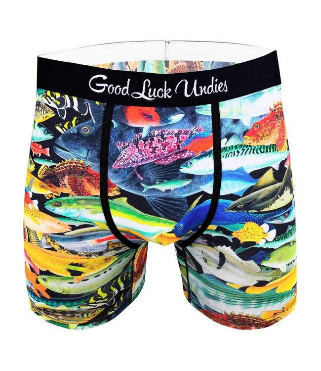Good Luck Undies Men's School Of Fish Underwear