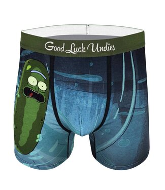 Good Luck Undies Mens Pickle Rick Sewer Escape