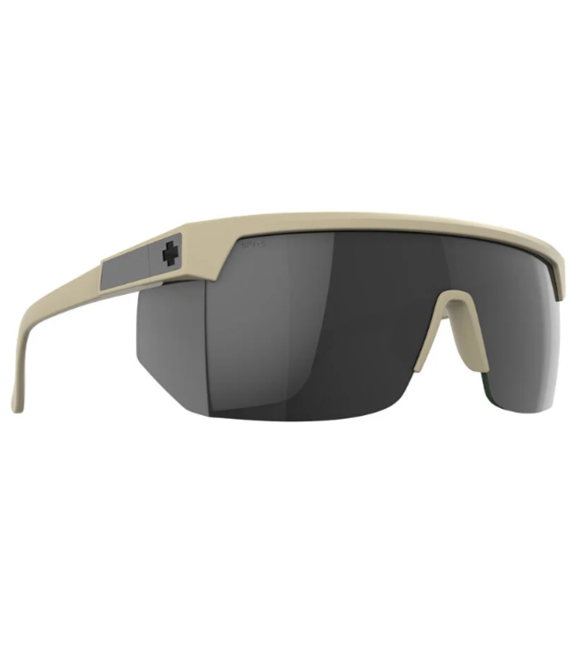 Spy Super Flynn ANSI Matte Sand-Happy Gray Green Black Mirror