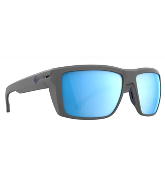 Spy Spy Overhaul XL ANSI Matte Gray- Happy Boost Polar Ice Blue Mirror