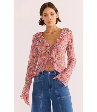MinkPink Minkpink Amelia Ruffle Blouse